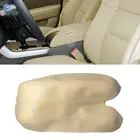 Бежевый цвет для Acura RDX 2007, 2008, 2009, 2010, 2011, 2012, микрофибра, кожа, центральная консоль, подлокотник, защитная накладка