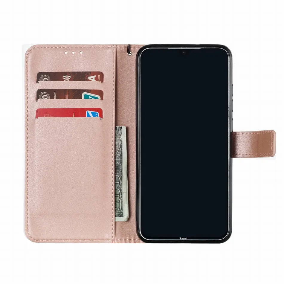 Однотонный Чехол бумажник для телефона мужчин и женщин чехол Samsung Galaxy A30S A40 A50 A50S