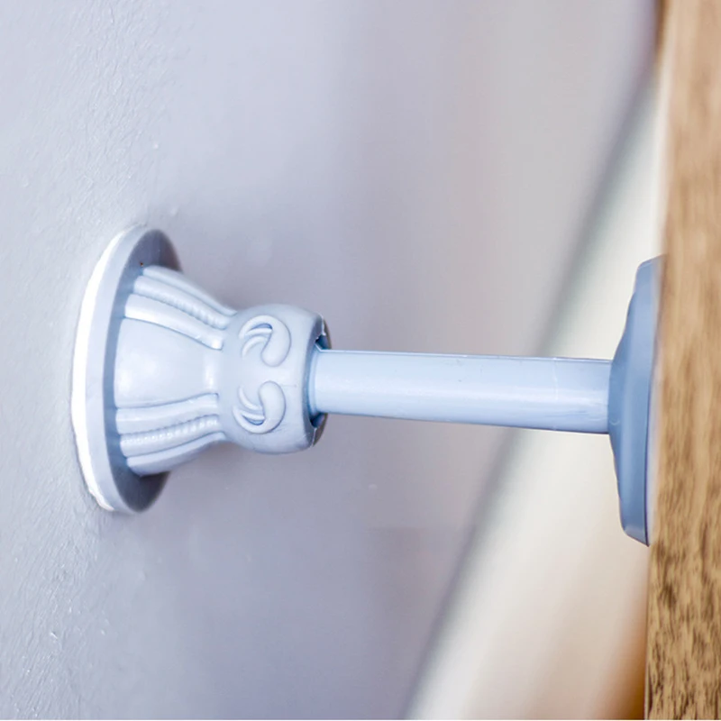

Abs Silicone Door Restraints And Hooks Door Lock Protection Pad Anti-Collision Protection Self Adhesive Wall Doorstop Protectors