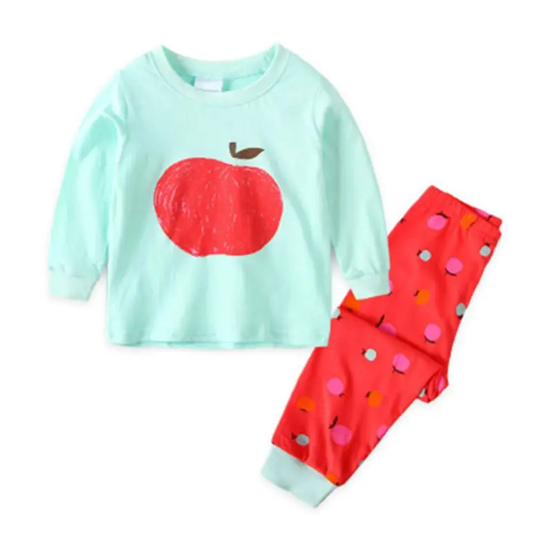 Новые пижамные комплекты для маленьких девочек Детские Пасхальные пижамы