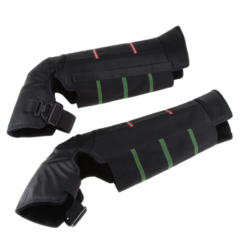 Мотоциклетный наколенник зимний теплый ветрозащитный Гетр из искусственной