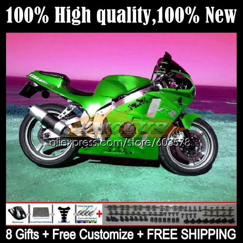 

Обтекатель CBR400RR NC29 глянцевый зеленый для HONDA CBR400 RR 94 95 96 97 98 99 33CL.143 CBR 400 RR 400RR 1994 1995 1996 1997 1998 1999