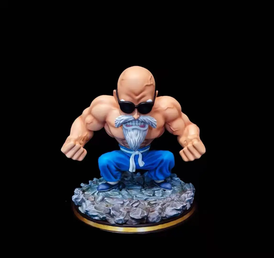 

1PCS Dragon Ball Anime Character Muscle Master Roshi Classic Model Action Figure Doll Color Boxed Toys Collection Children Gifts