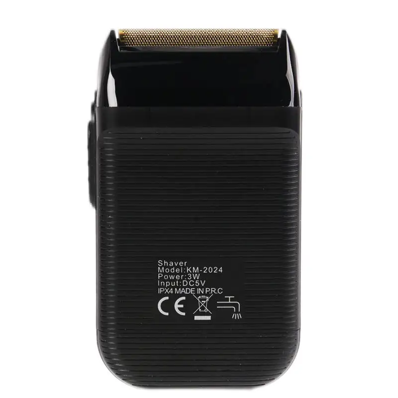 Kemei электрическая бритва для мужчин триммер бороды два лезвия