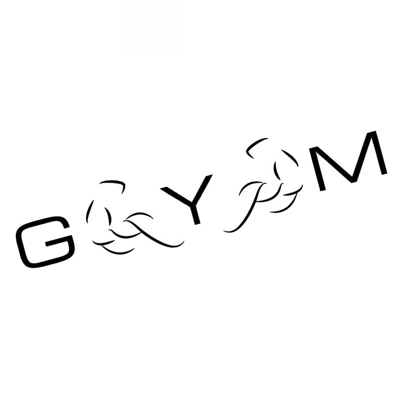 Стикер для спортивного бодибилдинга тренажерного зала мышц автомобиля