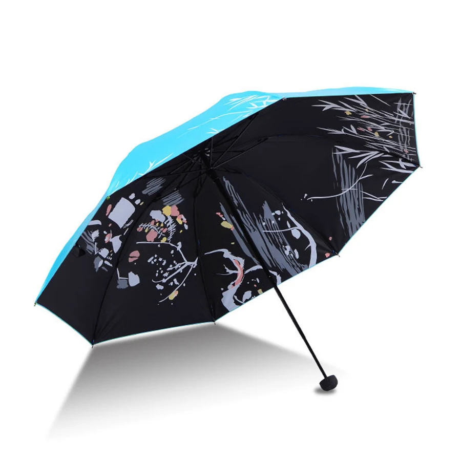 Складной Творческий Umberlla цветок полиэстер портативный дамы Китайский