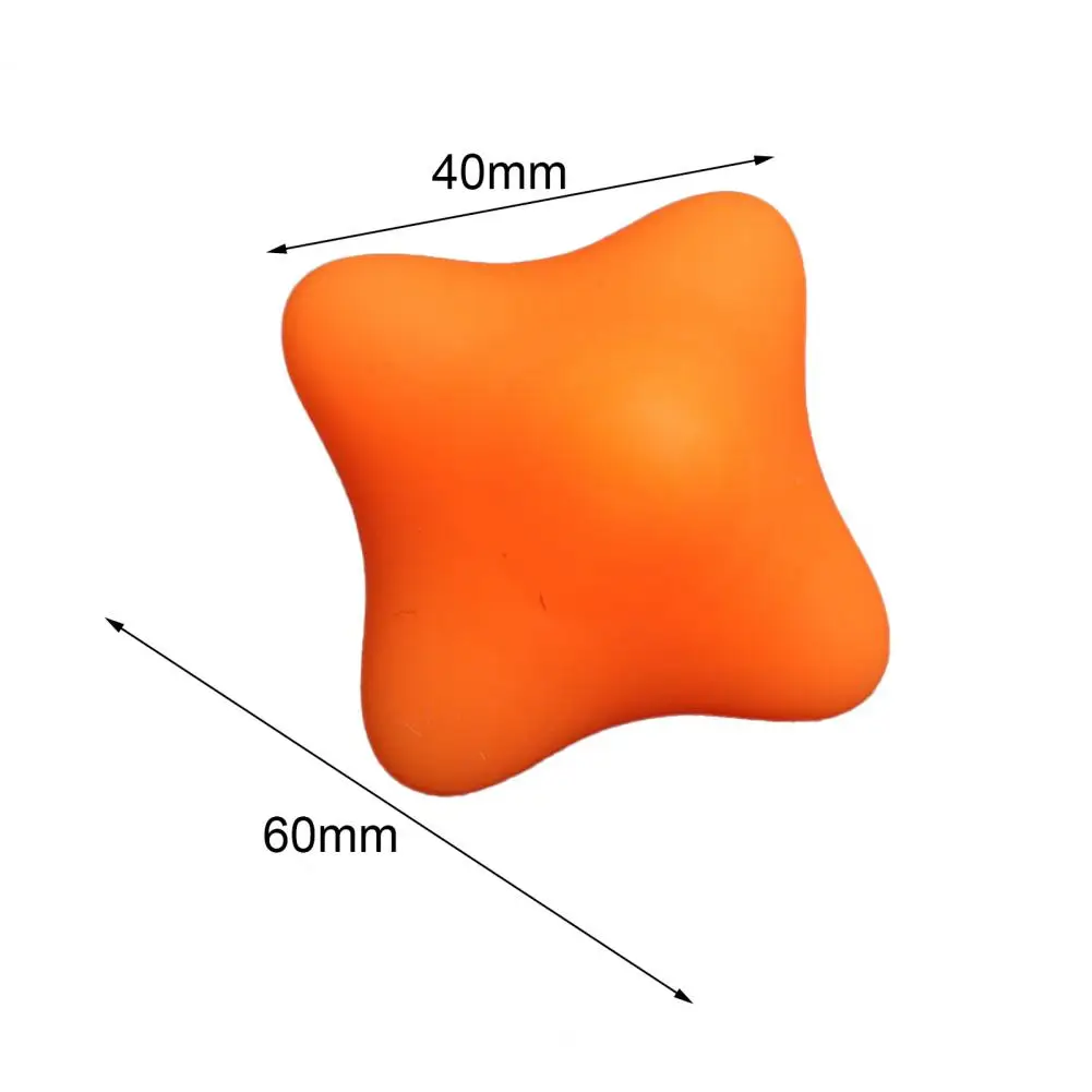 

Candy Colors Hexagonal Body Muscle Massage Ball Silica Gel Yoga Sports Fascia Hand Spinning Ball Casual Decompression Massager