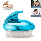 Пластиковая силиконовая щетка для волос, массажная расческа, ручная щетка для ванны, душа, меридиана, массажный инструмент для укладки волос, креативный массажер