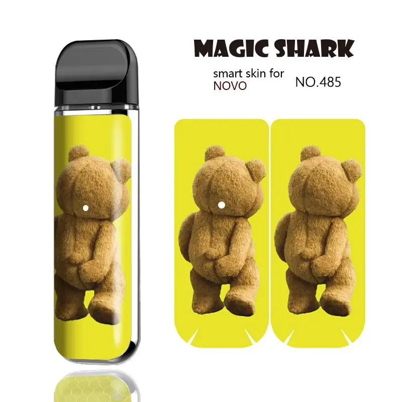 Чехол-накладка для вейпа из ПВХ с изображением кота губ медведя черепа |