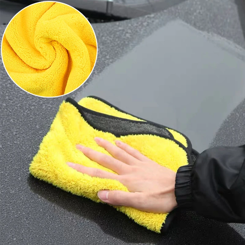

30*30/60 cm Car Wash Microfiber Towel Car Cleaning Drying Clean Window Wash Kit Greenway Tools Detailing Accessories Cloth Large