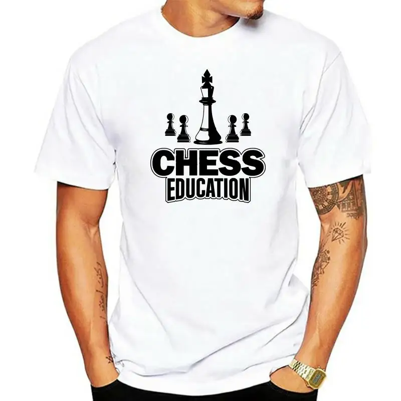 

International Chess Fan T-shirt For Men Plus Size Cotton Team Tee Shirt 4XL 5XL 6XL Camiseta