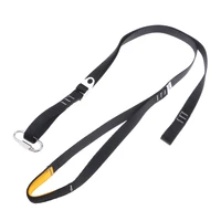 mountaineering rock climbing adjustable wear resistant rope ladder foot belt strap safety ascender gear tool