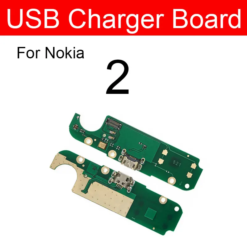 For Nokia 2 Charger USB Jack Board For Nokia 2 2.1 3 3.1 Plus 5 5.1 6 6.1 7 7.1 Plus 8 Charging USB Port Board Module Replacement Parts - Цвет: For Nokia 2