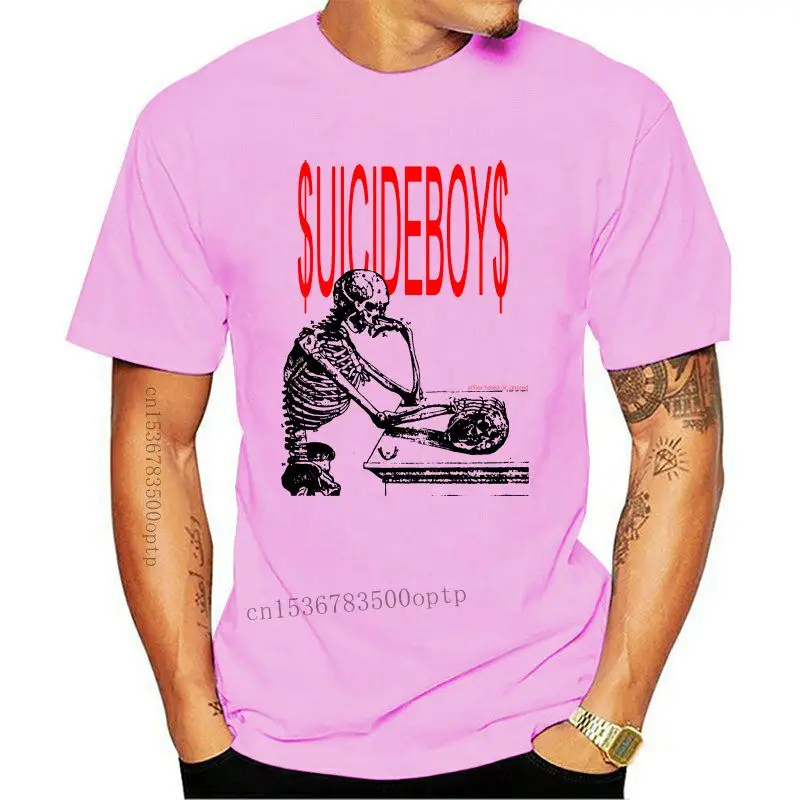 

New Neck Cotton Short Sleeve Suicide Boys Mens T-Shirt Black Short Sleeve T-Shirt Mens Shirts Mens T Shirts Fashion 2021 Clothin