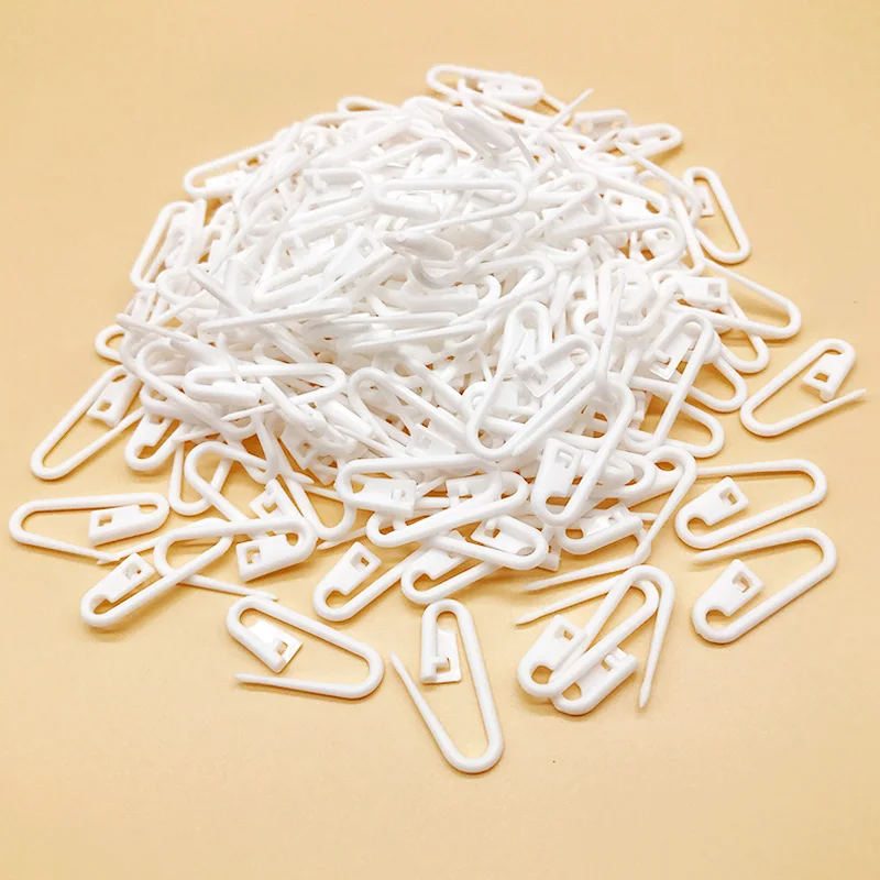 

50 pcs 15 Colors Plastic Resin Small Clip Locking Stitch Markers Crochet Latch Knitting Tools Needle Clip Hook Sewing Tool