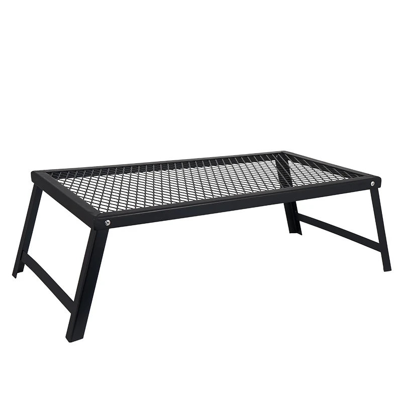

Folding Camping Grills Iron Grate For Outdoor Table Backpacking Hiking Traveling Picnic BBQ(21.6 Inch X 11.8 Inch)