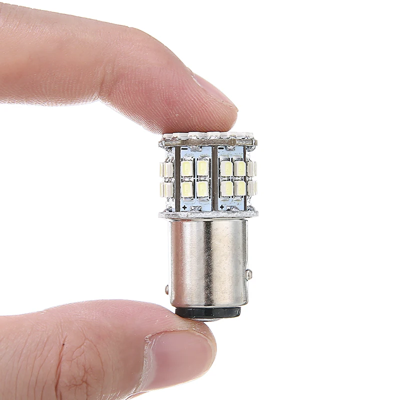 4 шт. 1156 BA15S 50smd Led SMD авто стоп-сигнал светильник лампы AC/DC 12V 6000K яркий белый