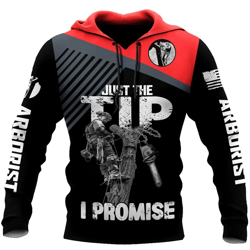 

Fashion Autumn Hoodie Chainsaw Lumberjack Art 3D Printing Men's Zipper Hoodie Unisex Harajuku Casual Sweatshirt Jacket HY0101