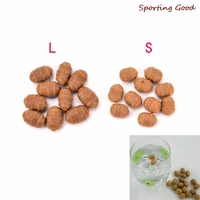 10 pcs soft fishing floating tiger nut pop up artificial bait lures carp fishing accessories