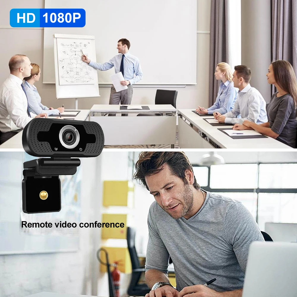 Мини веб камера HD USB Встроенный понижающий микрофон вращение на 360 градусов для