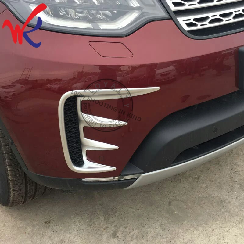 

Loyalty for Land Rover Discovery 5 2017 2018 Front Fog Light Lamp Trim Cover ABS Chrome Car Accessories