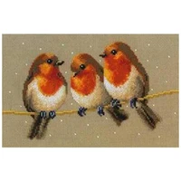 three little birds patterns counted cross stitch 11ct 14ct diy chinese cross stitch kits embroidery needlework sets home decor