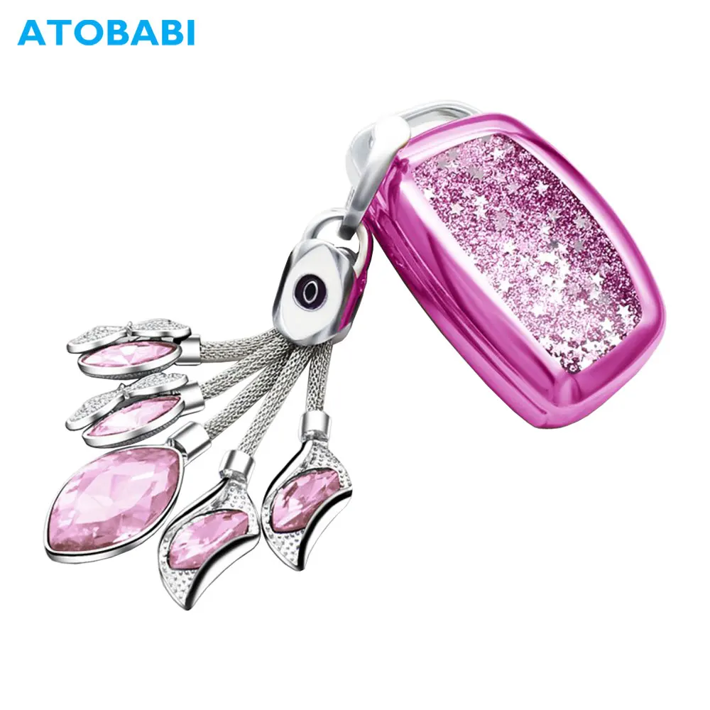 ATOBABI чехол для ключей автомобиля ТПУ зыбучий песок стиль умный пульт