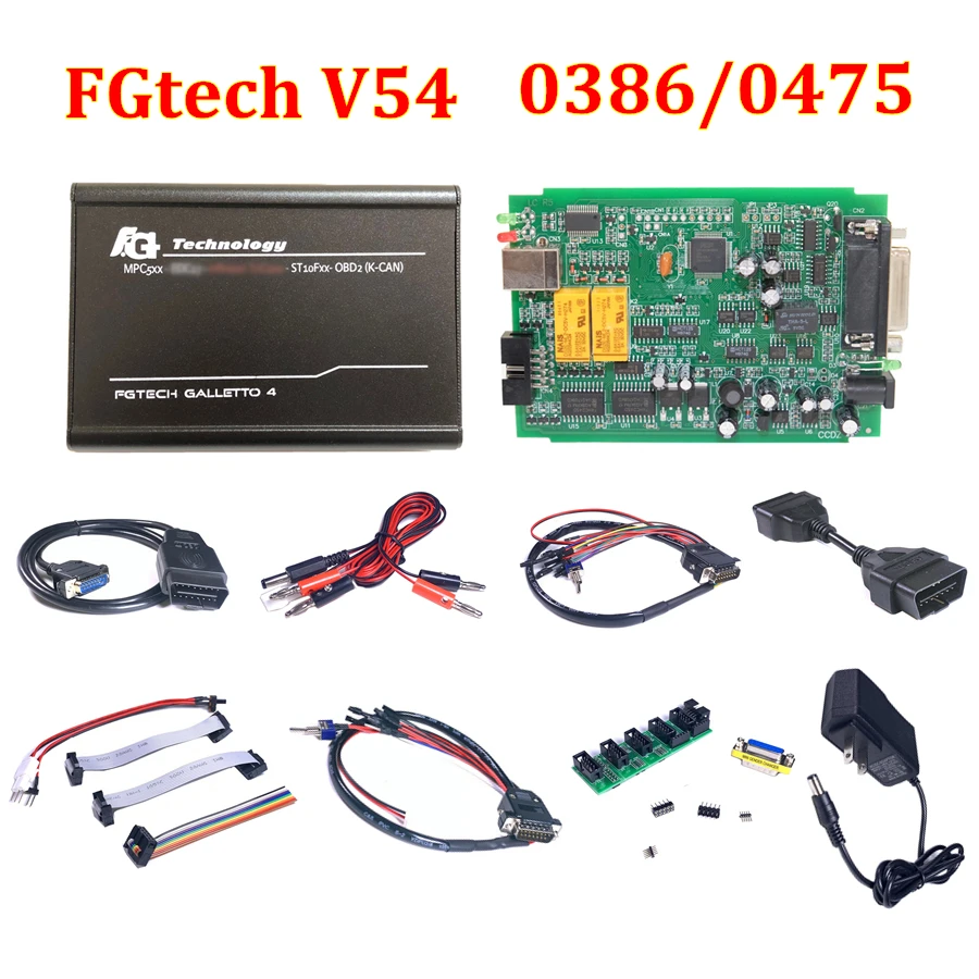 Онлайн версия для ЕС FGtech V54 0475 Fgtech Galletto 4 Master ECU чип инструмент настройки BDM Tricore Boot