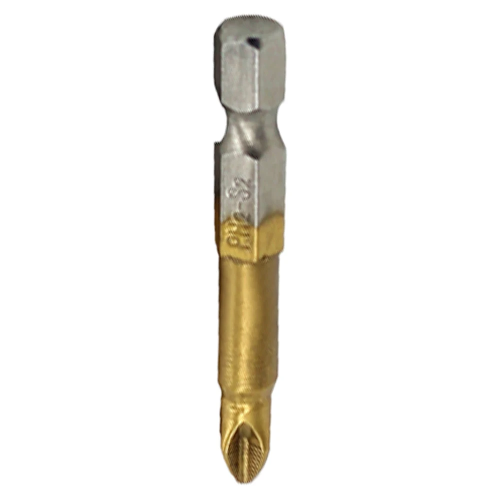 DIY отвертка бит PH2 Простая установка Титан покрытием отточить инструмент 1/4