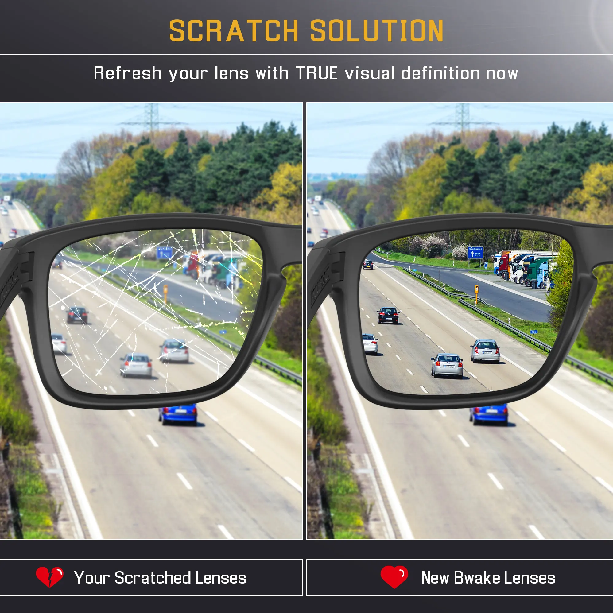 Bwake 2 пары поляризованных сменных линз черного и серебряного цвета для очков Oakley