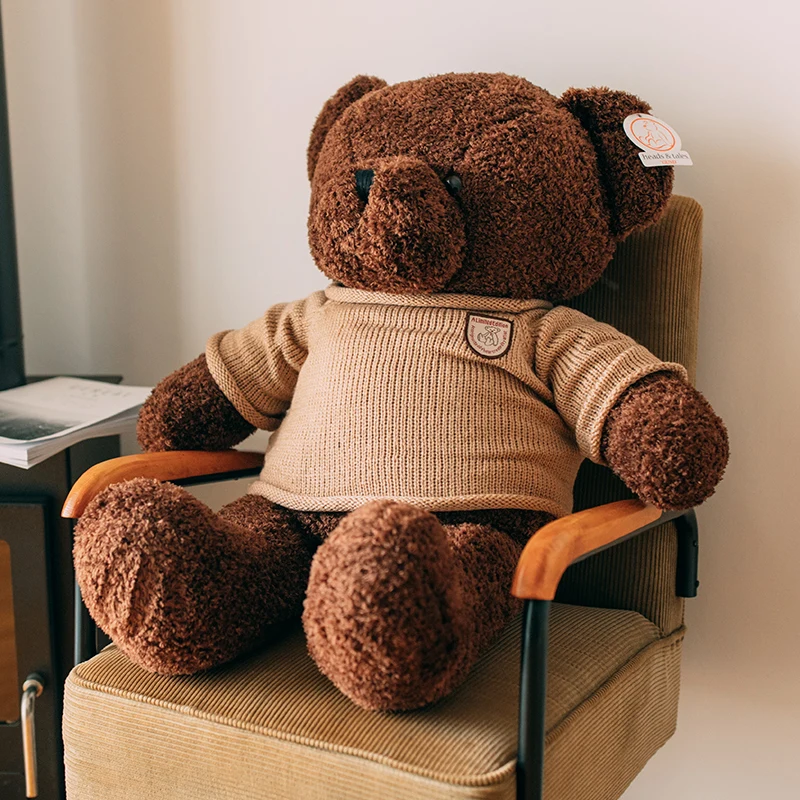 

50cm Kawaii Teddy Bear Doll Hug Plush Girl Cute Stuffed Soft Animals Birthday Christmas Gifts Toys for Children ZJT