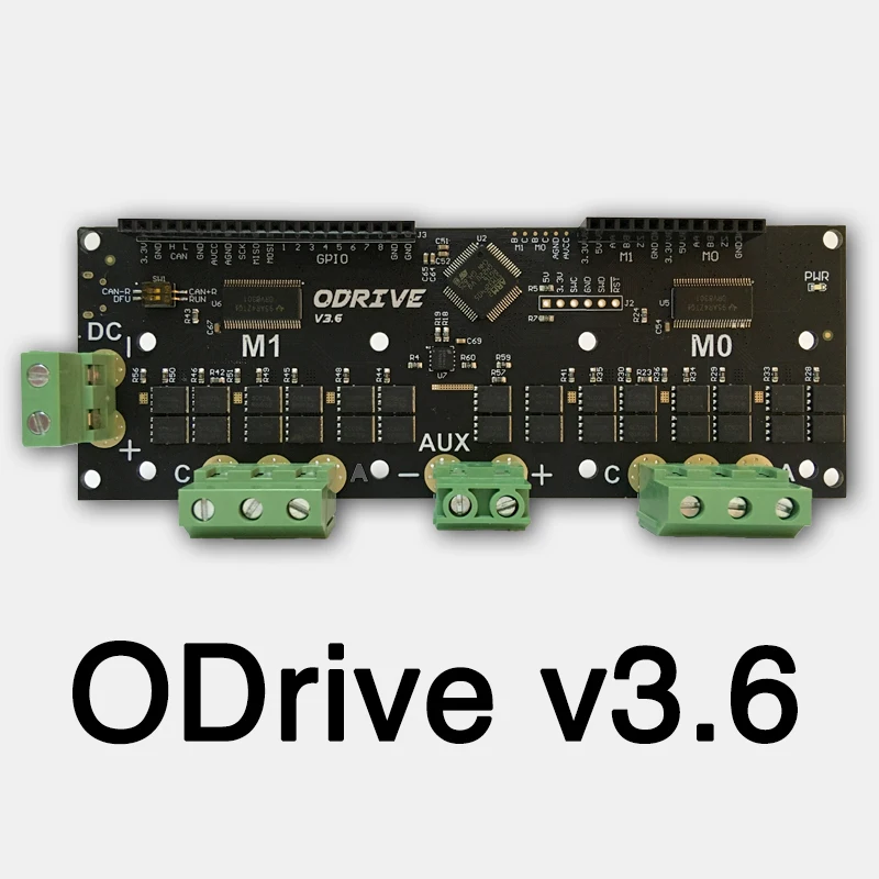 

Контроллер ODrive3.6 FOC BLDC AGV с сервоприводом и двойным мотором, макетная плата высокой мощности