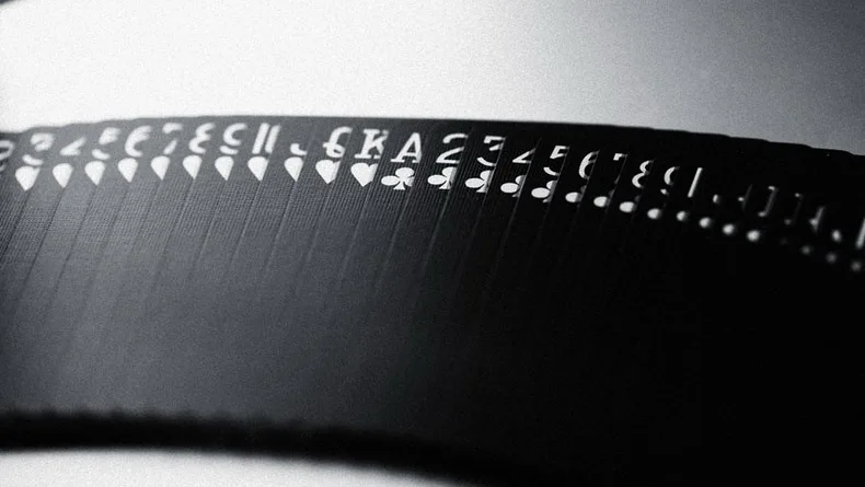 Ellusionist Tally-Ho Viper игральные карты велосипед Черный Веер задняя колода покер размер