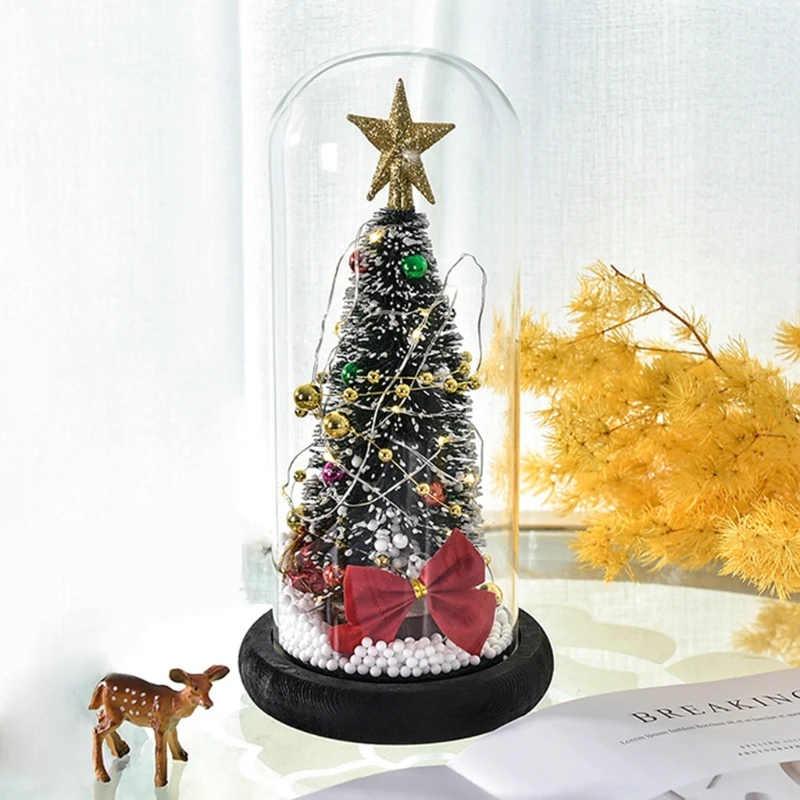 

Christmas Tree Gifts Christmas Decorations,Mini Christmas Trees LED Decoration,C