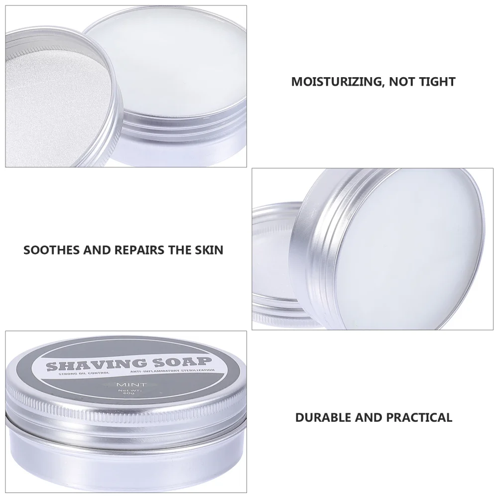 

1pc Delicate Face Washing Soap Skin Care Shaving Soap Facial Soap for Man