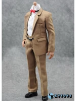 zytoys 16 scale fashion male khaki suit set shirt men clothes pants for 12inch action figure body model dolls accessories