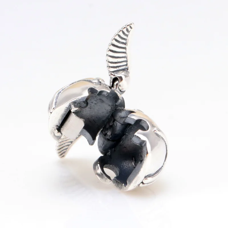 

Hot Authentic 100% 925 Sterling Silver Porter Style Magic Gold Snitch Snitch Bracelet for Christmas Gift