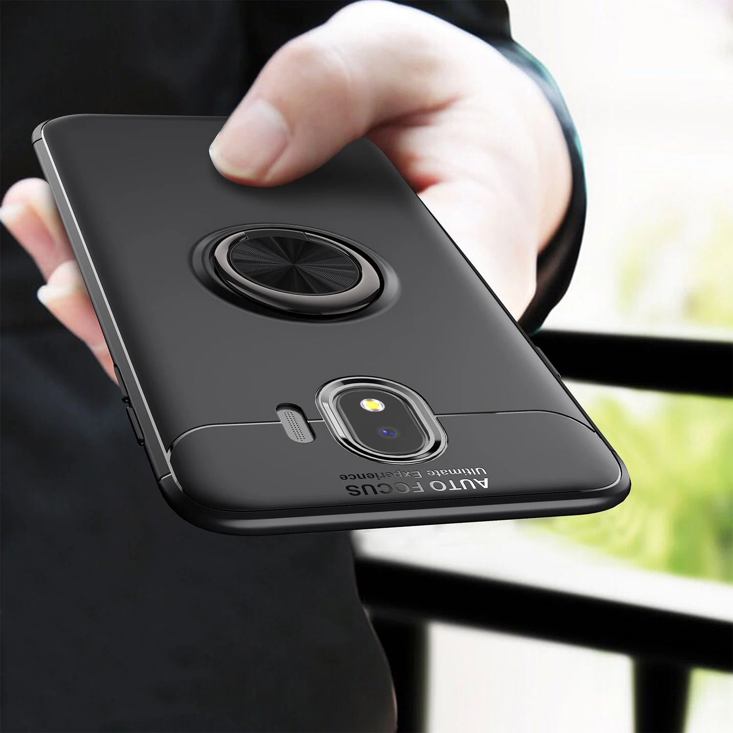 Чехол бампер Funda для Samsung Galaxy J4 2018 J400 чехол телефона с магнитной застежкой на