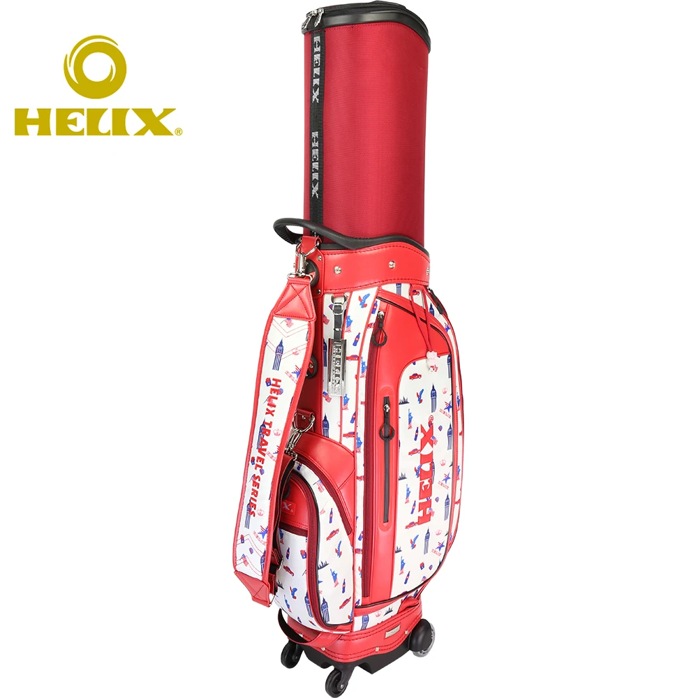 

Helix new style cue bag for men genuine leather golf accessory pouch in sports and entertainment
