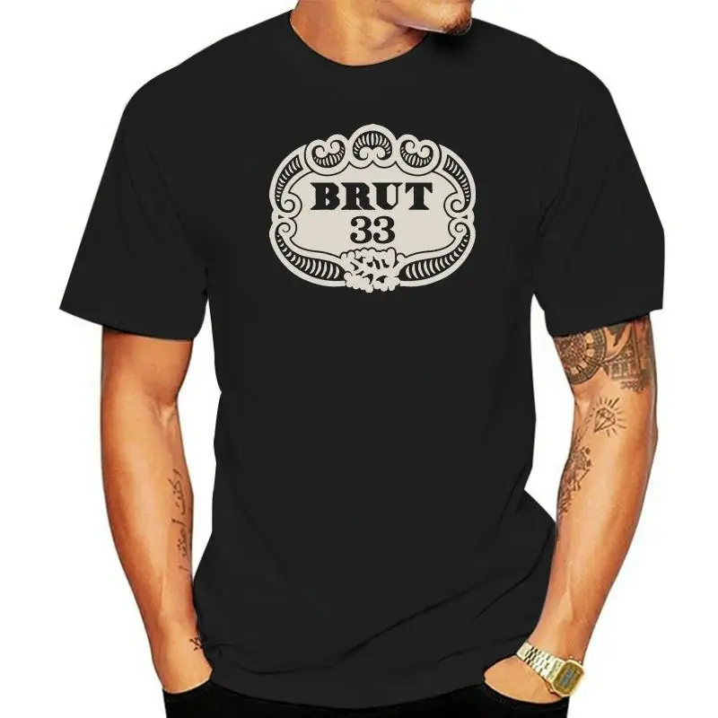 

Brut 33, ретро, одеколон, Hi Karate G200 Ультра хлопковая футболка