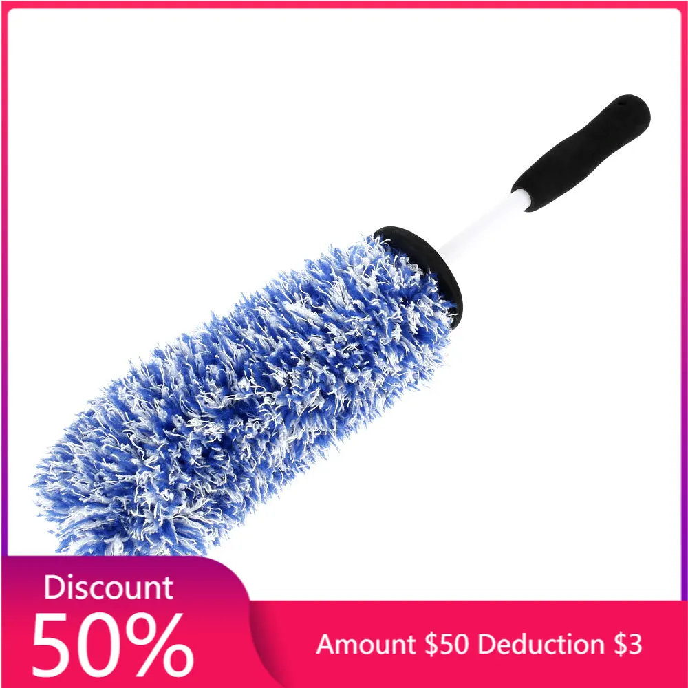 

Щетка для чистки автомобильных колес, щетка из микрофибры для чистки автомобильных ободов с большим радиусом действия, чистящий инструмент...