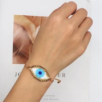 zhongvi turkish evil eye bracelet for women miyuki eye pattern bracelets womens accessories jewelry fashion beads pulsera