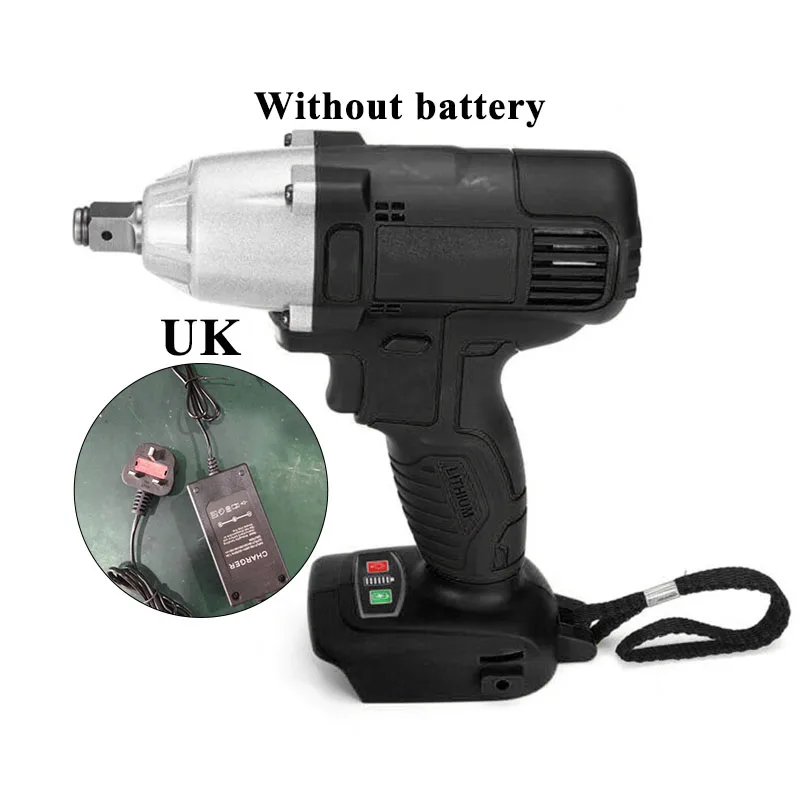 128V аккумуляторная электрическая дрель бесщеточный ударный ключ