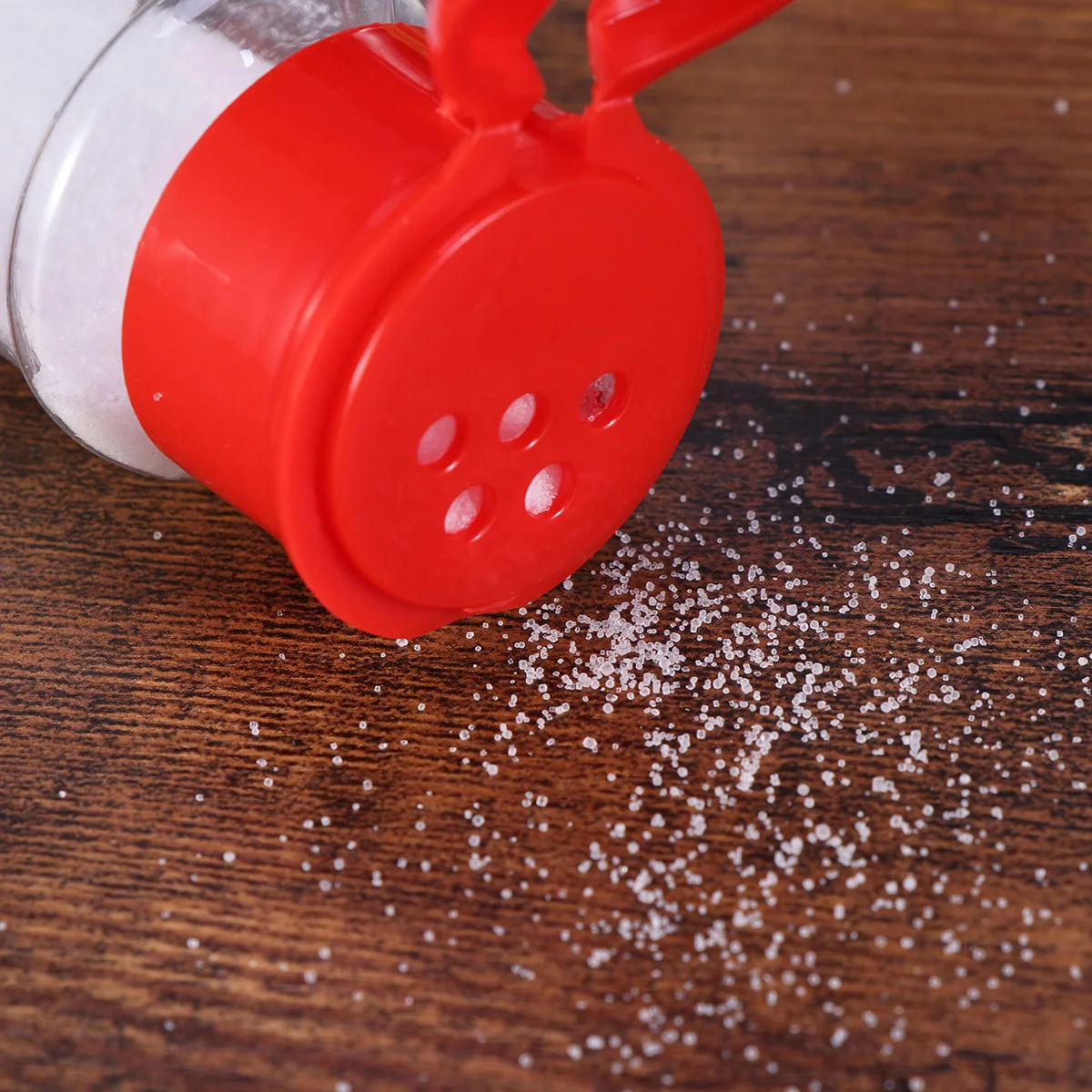 

12Pcs Plastic Spice Salt Pepper Shakers Seasoning Jar Can Barbecue Condiment Jar Bottles Cruet Container Kitchen Seasoning