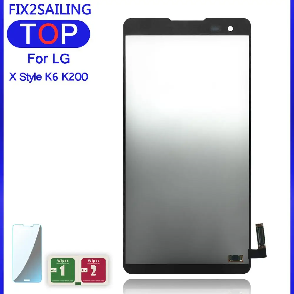 Для LG K200 K200DS LCD X Style K6 100% протестированный рабочий ЖК дисплей сенсорный экран