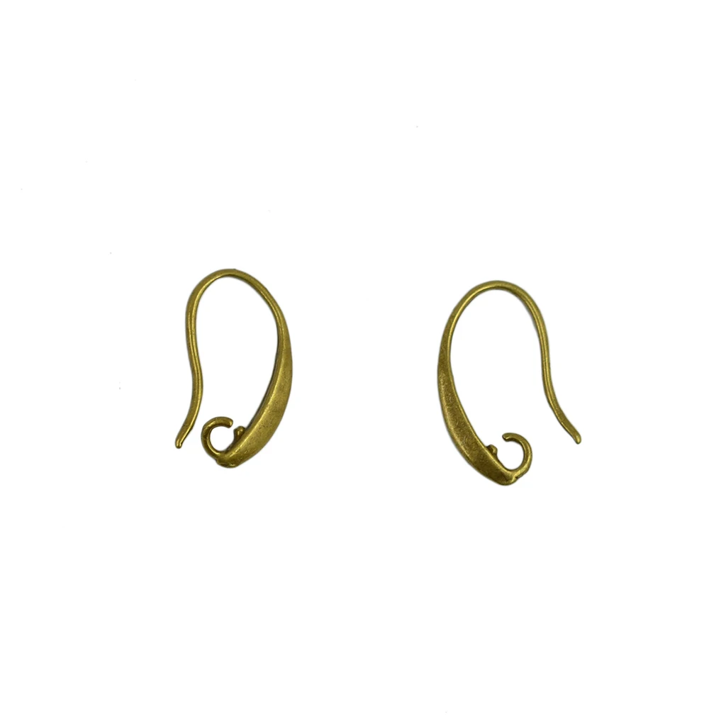 

24Pcs Copper Earring Hook Ear Wires For Jewelry Findings Making