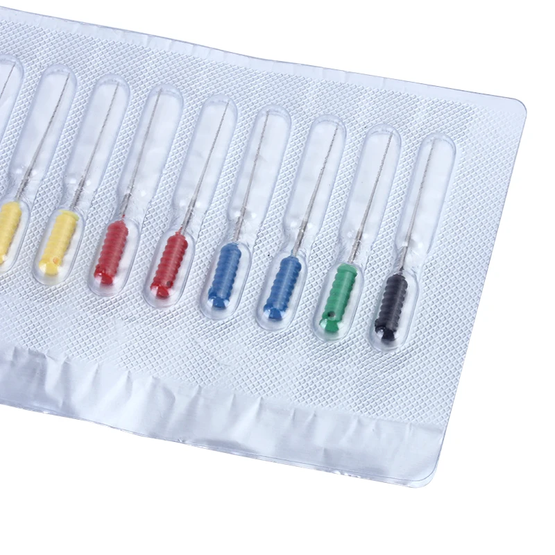 10 шт./упак. 25 мм зубные бусины из нержавеющей стали для очистки корневого канала |