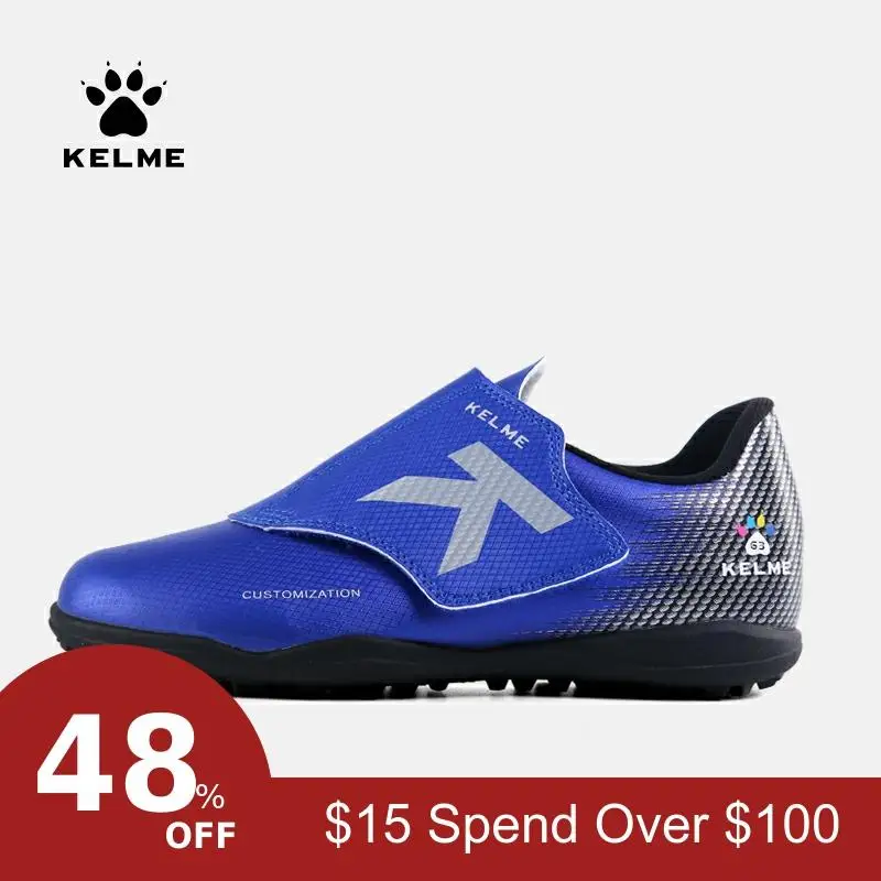 KELME/Детские футбольные бутсы; мужские и женские кроссовки; футбольная обувь; детская спортивная обувь на липучке; 6993349