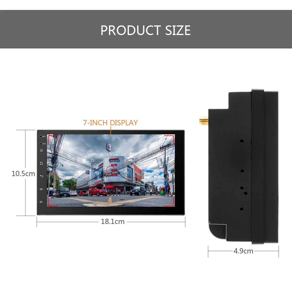 Camecho 2din автомобильный Радио Android мультимедийный плеер Bluetooth 2 Din 7 ''сенсорный