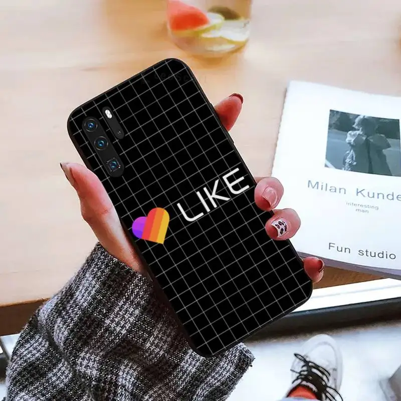 

Black plaid likee Phone Case For Huawei honor Mate mate P 10 9X 10i 20 30 40 y7 lite pro p smart 2019